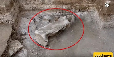 Extraordinary Discovery of a 2,200-Year-Old Statue of a Greek Goddess in an Ancient Theater Site (Photo)