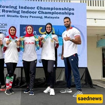 Iranian Rowers Shine at 2024 Asian Indoor Championships, Capturing 9 Medals!