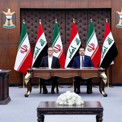 Tehran, Baghdad Ink 14 MoUs on Pezeshkian First Tour to Iraq