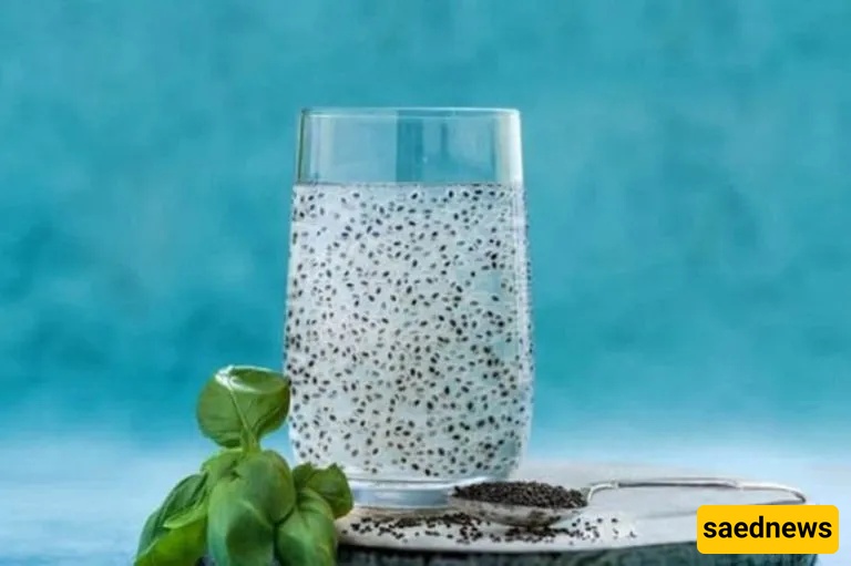 How to Prepare Yakh Dar Behesht with Basil Seeds (Tukhm-e Sharbati)