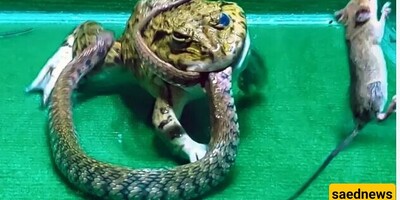 Wildlife Documentary: Snake, Mouse, Asian Frog(Video)