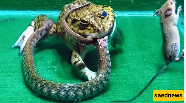 Wildlife Documentary: Snake, Mouse, Asian Frog(Video)