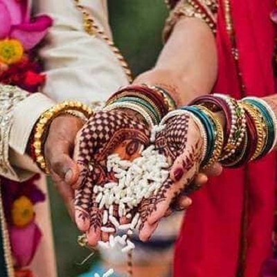 An Indian Man Marrying Two Sisters at the Same Time