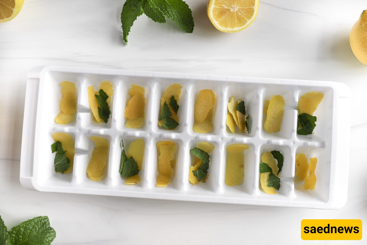 Lemon Ice Cubes