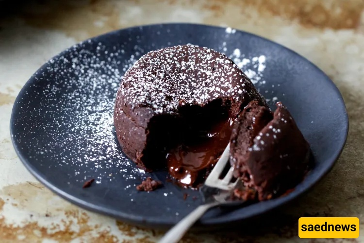 Gluten-Free (Sort Of) Molten Chocolate Cakes! Swap Cocoa for Flour and Watch the Center Bloom