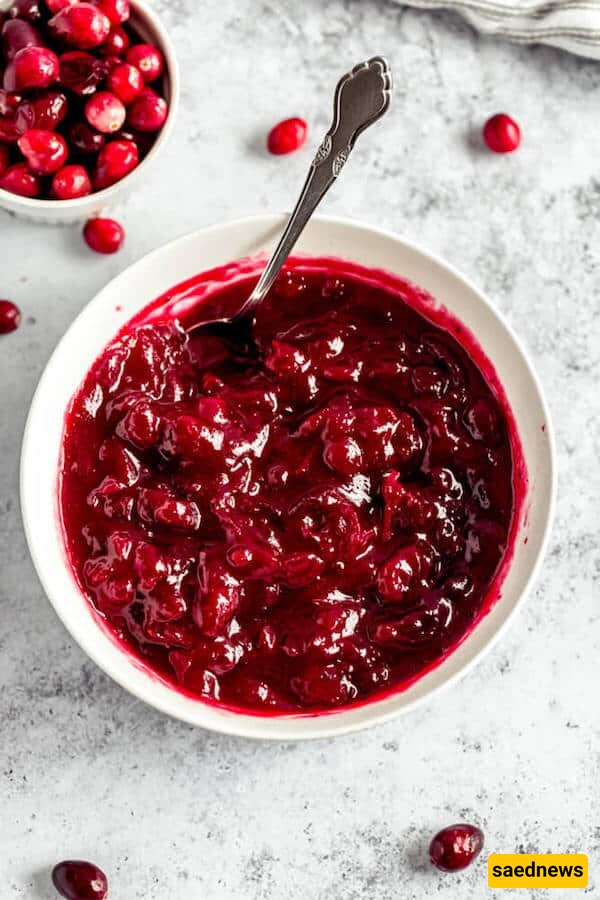 Cranberry sauce