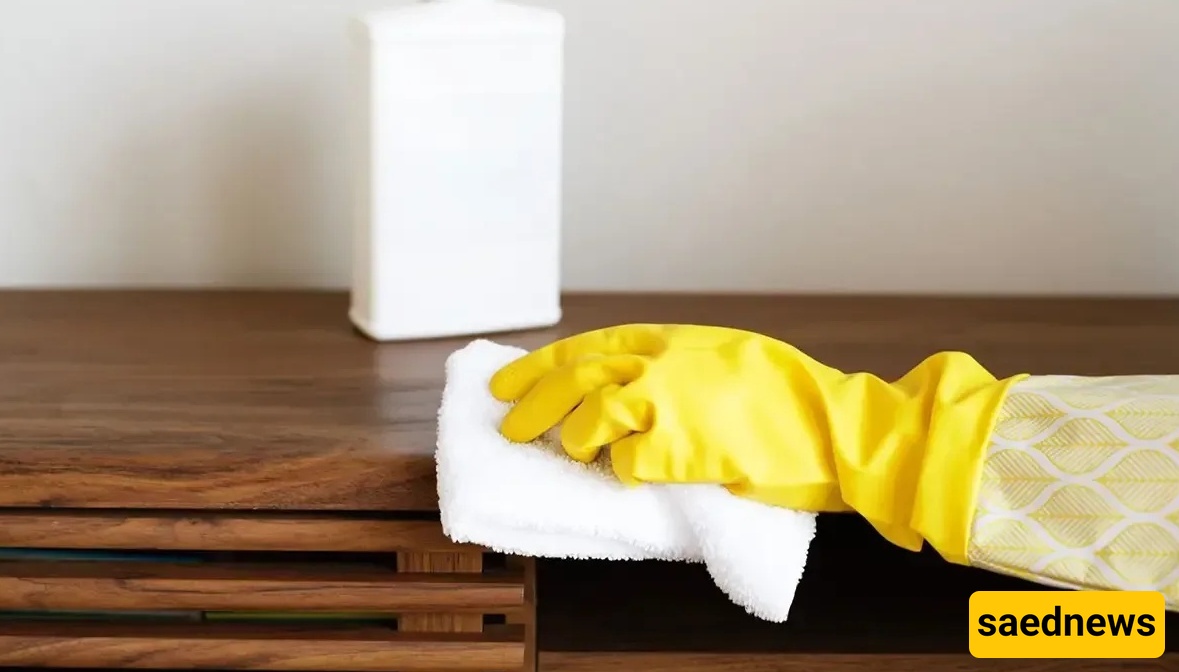 cleaning wooden furniture 