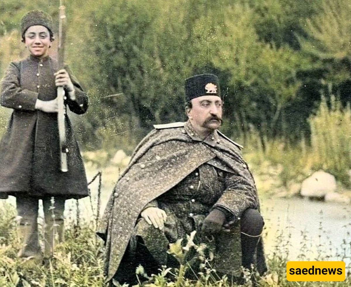 (Photo) Unveiling the First Controversial Cartoon That Labeled Naser al-Din Shah as the 'National Debtor'! / The Qajar King Faces the European Mockery Blade