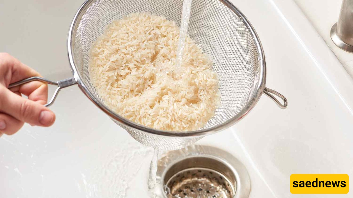 Wash Rice Carefully