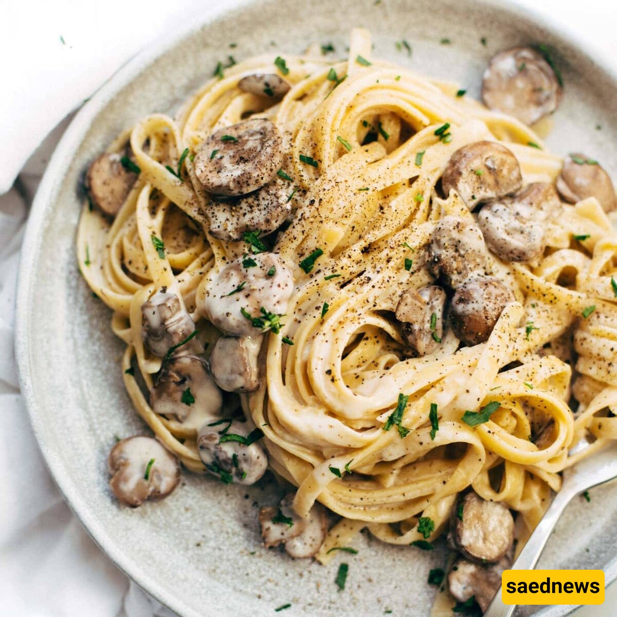 Mushroom Fettuccine