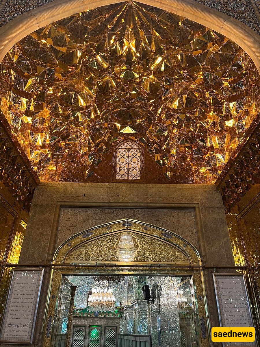 The interior of the Mosque