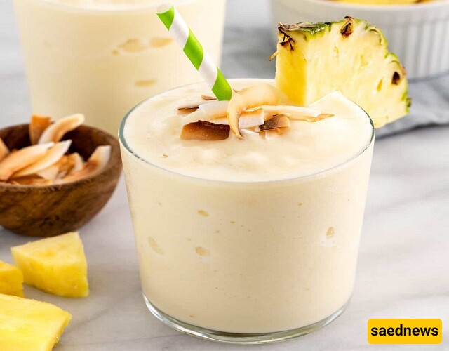  Pineapple and Peach Smoothie