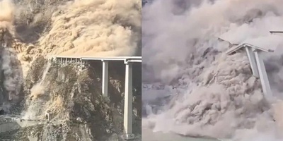 Major Chinese Bridge Collapses Just Months After Opening in Sichuan
