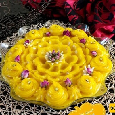 Today's Traditional and Delicious Dessert: How to Make Saffron Rice Flour Halva