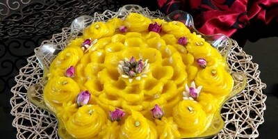 Today's Traditional and Delicious Dessert: How to Make Saffron Rice Flour Halva