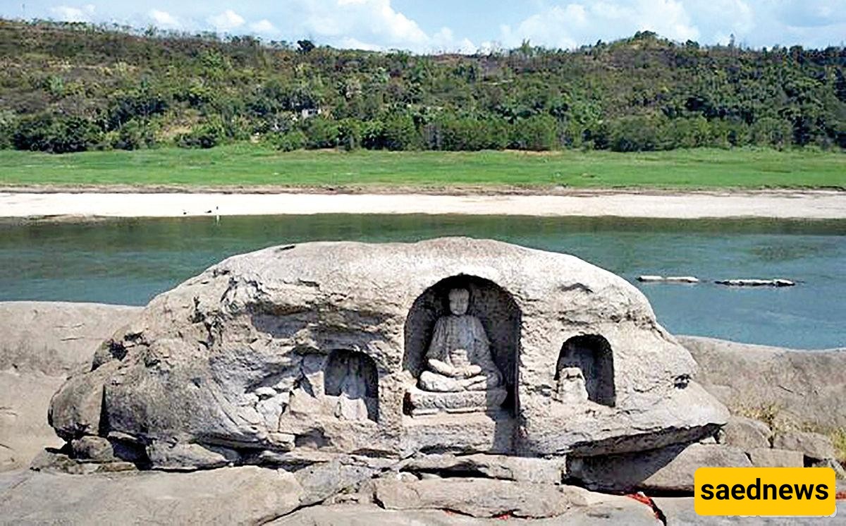 Years of Drought Lead to the Discovery of Buddha Statues!