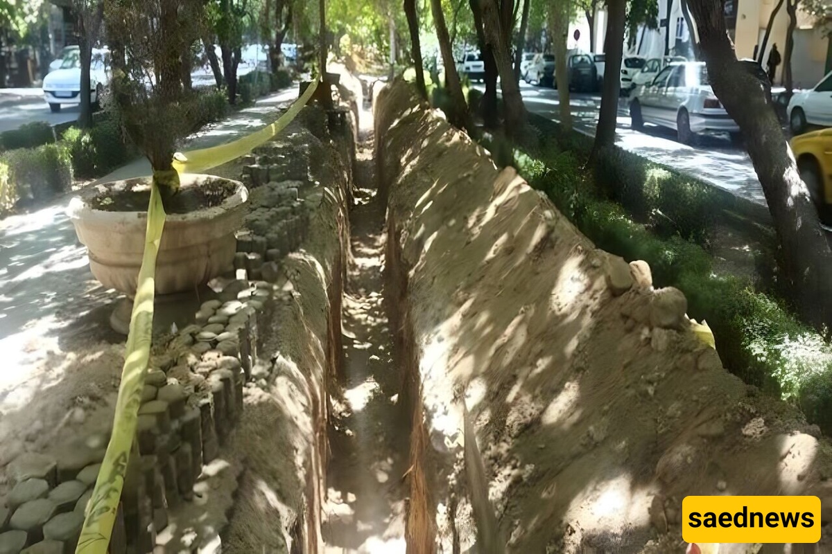Human Remains and Pottery Fragments Unearthed in Isfahan’s Utility Excavation!