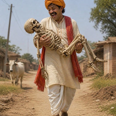 A Man Dug Up His Sister’s Skeleton and Took It to the Bank to Withdraw 19,300 Rupees from Her Account + Video