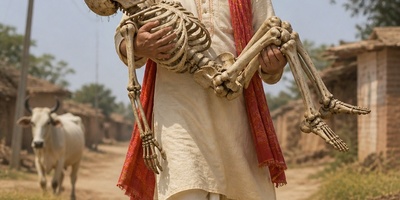 A Man Dug Up His Sister’s Skeleton and Took It to the Bank to Withdraw 19,300 Rupees from Her Account + Video