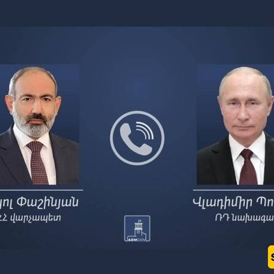 Putin, Pashinyan Speak By Phone to Discuss Meeting in WH