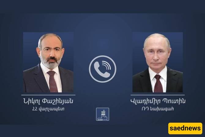 Putin, Pashinyan Speak By Phone to Discuss Meeting in WH