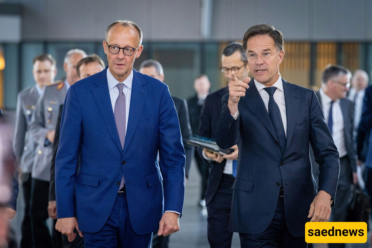 Mark Rutte and Friedrich Merz