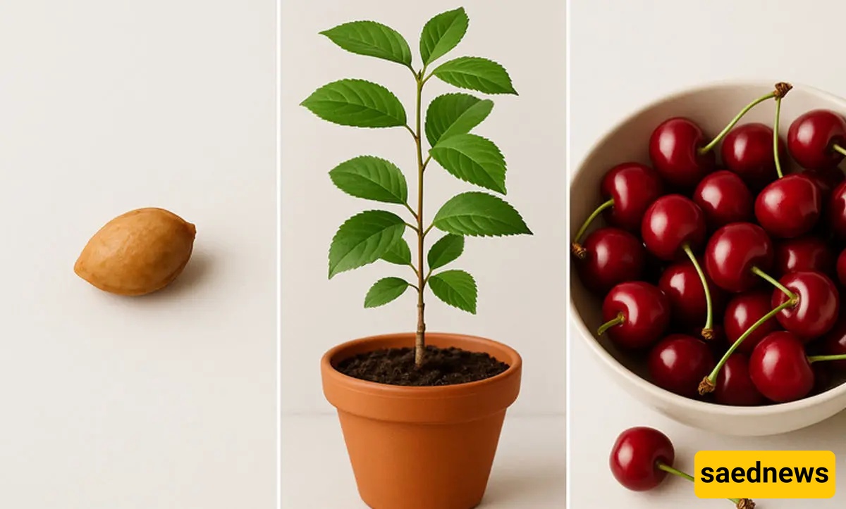 How to Plant a Cherry Pit in a Pot / Grow Your Own Cherry Tree at Home with This Simple Trick + Videofw