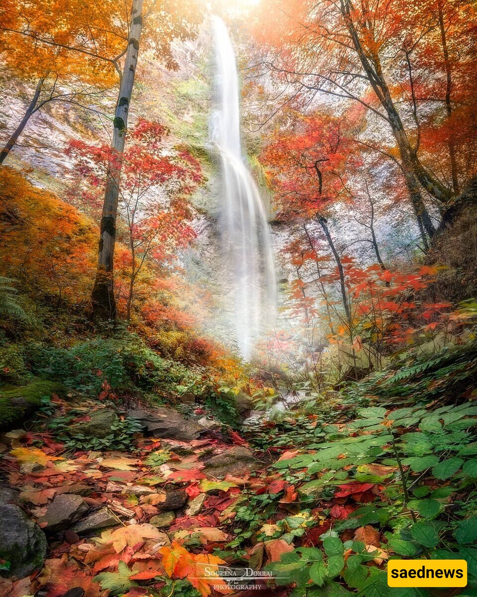 Take a Moment to Enjoy This Beauty! Siyah Cheshman Waterfall is Undoubtedly One of The Most Stunning Waterfalls In Iran😍 + Video