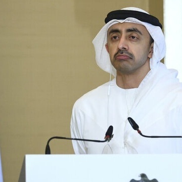 The UAE Foreign Minister called for international action to stop the escalation of tensions in the region