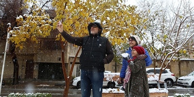 Isfahan Under Snow: A Historic City in White