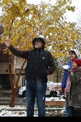 Isfahan Under Snow: A Historic City in White