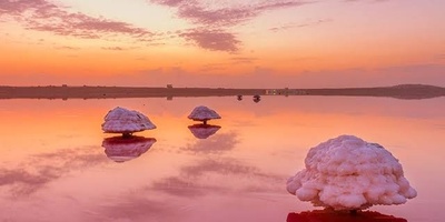 Lipar Lagoon, Chabahar — A Stunning Pink Landscape