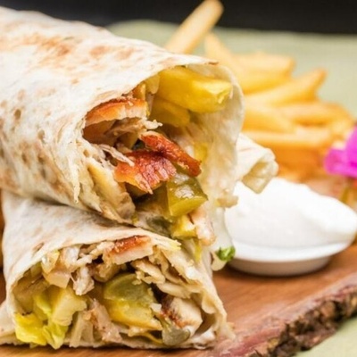 How to Make the Most Delicious Middle Eastern Street Food: Chicken Shawarma with Lavash Bread, Lebanese-Style with Special Sauce