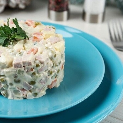 Diet Olivier Salad | How to Make “Diet Olivier Salad”