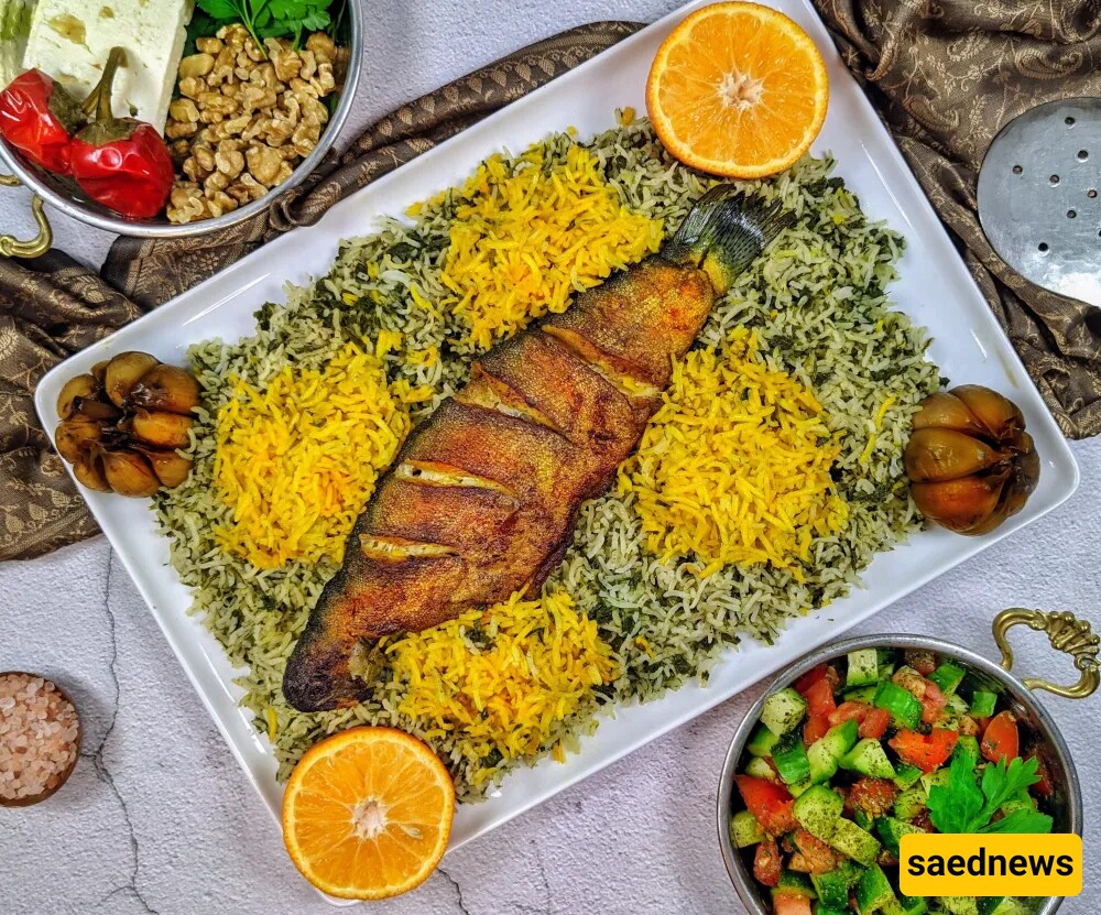 How to Make the Best Persian Fish And Rice : Sabzi Polo