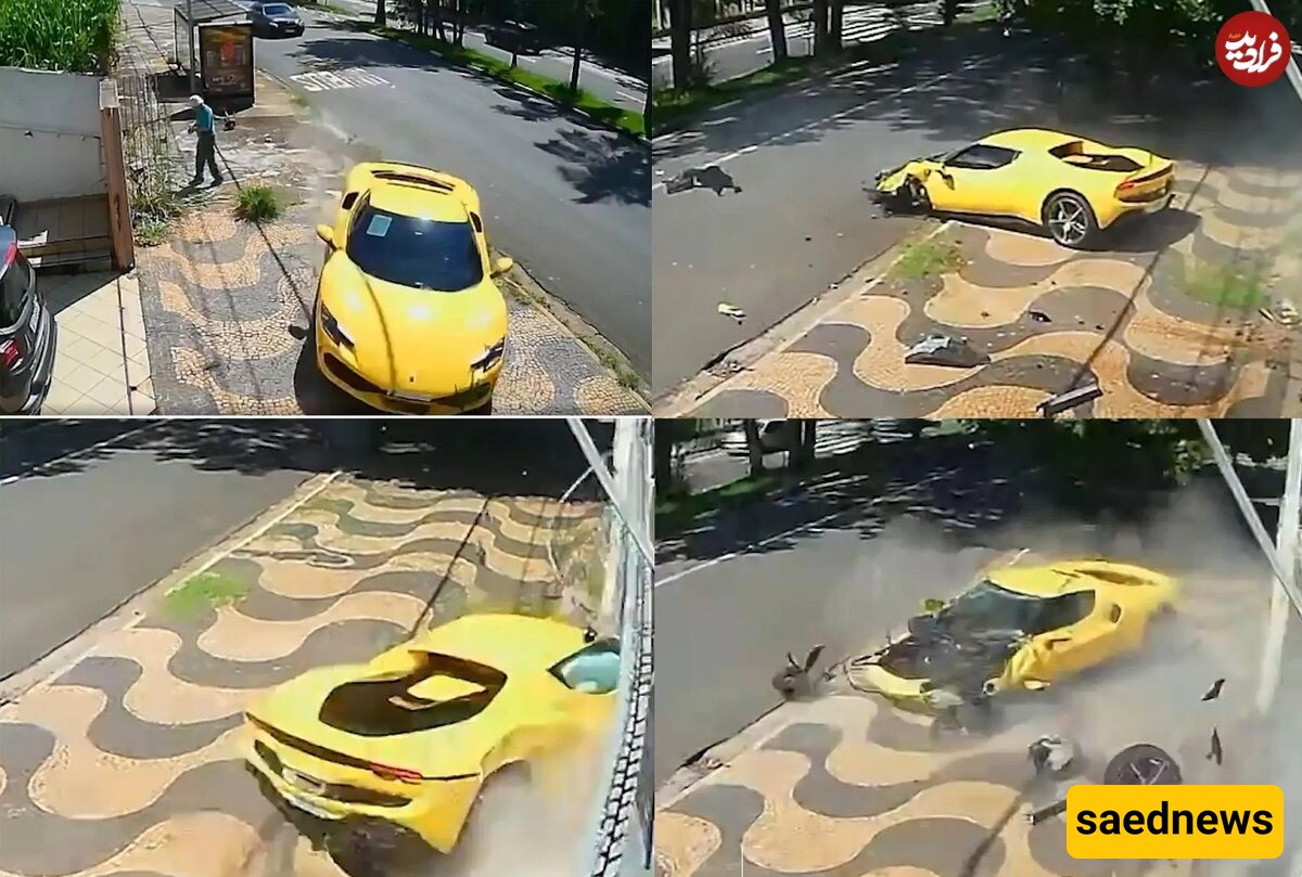 The Moment a $550,000 Ferrari was Shattered in a Horrific Crash