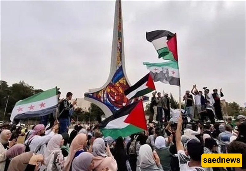 Syrians Rally in Damascus Demanding Rise against Israel, Liberation of Golan