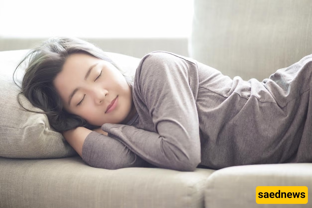 taking a nap