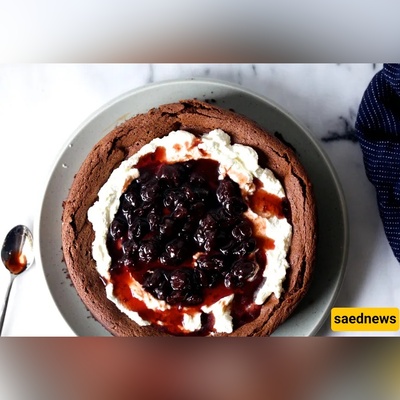 I Made a Sunken Black Forest Cake — Fudgy Center, Cloudy Whipped Cream & Boozy Cherries