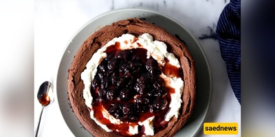 I Made a Sunken Black Forest Cake — Fudgy Center, Cloudy Whipped Cream & Boozy Cherries