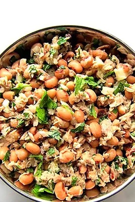 How to Make Tuna Salad with Black Eyed Beans