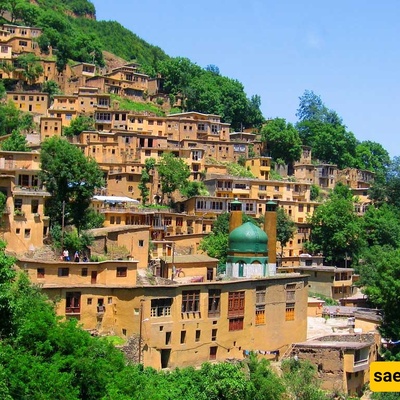 An Amazing Historic Village in Kurdistan: Stone Terraced Houses in the Style of Masuleh and Forests of Wild Pear Trees