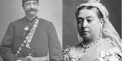 Rare Images of Naser al-Din Shah's Necklace Around the Neck of Queen Victoria of Britain 😳 + Photo