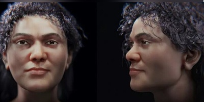 AI Reconstruction of the Face of the Oldest Modern Human