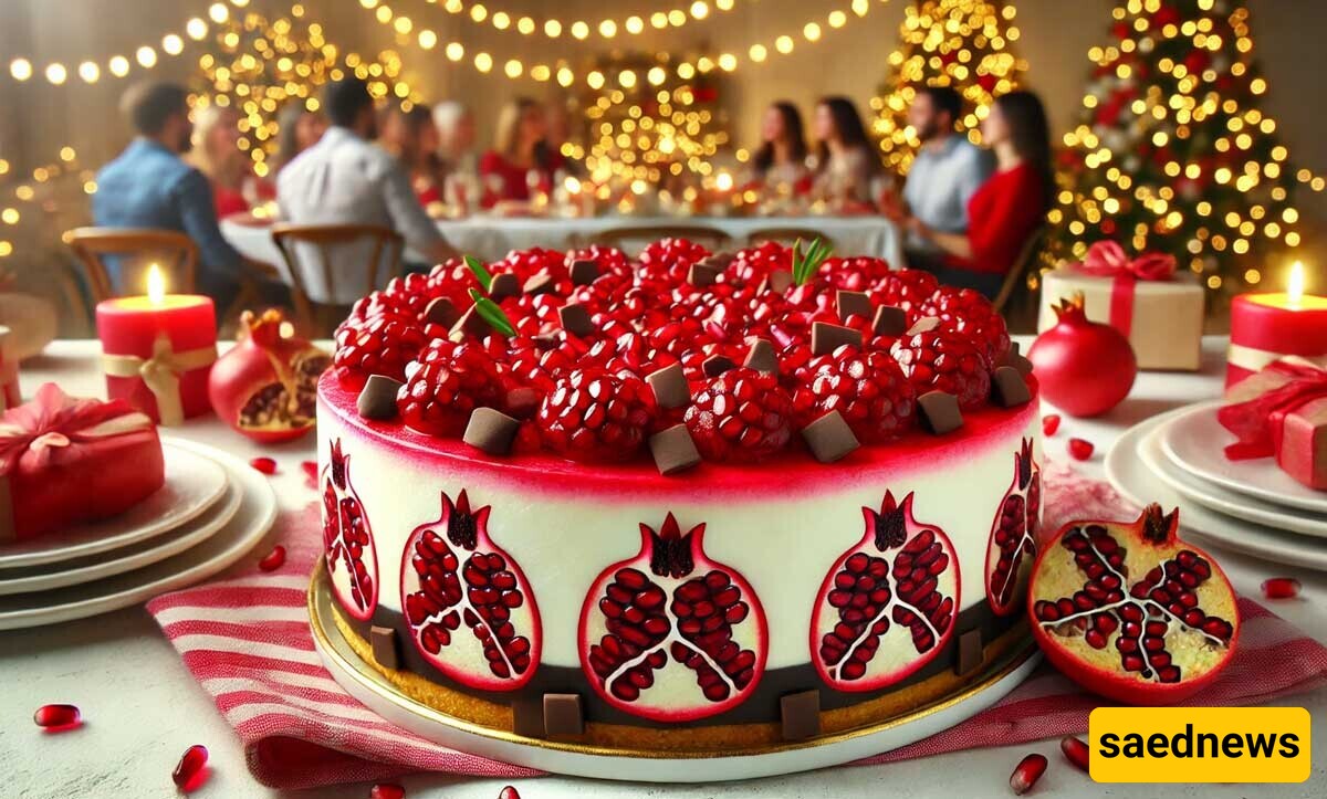 Recipe for a Tempting and Eye-Catching Pomegranate Cake That You Can Easily Make at Home