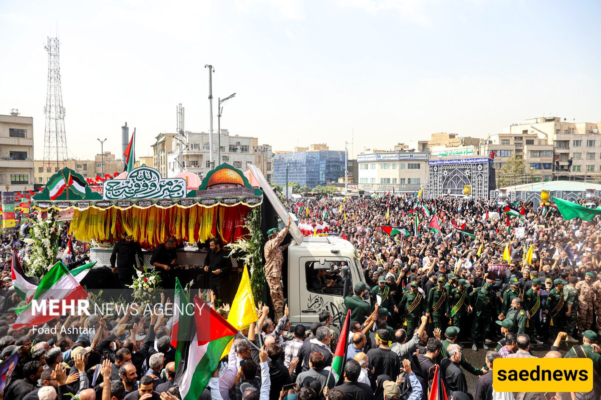  The funeral of Ismail Haniyeh