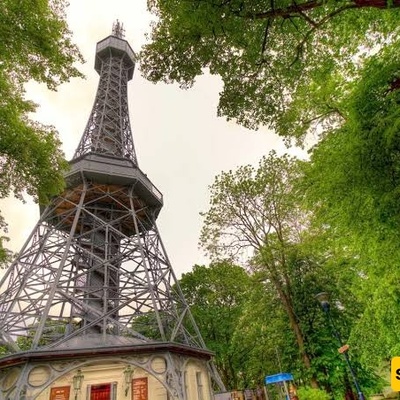 Where Is Petrin Tower Located and Who Designed It?