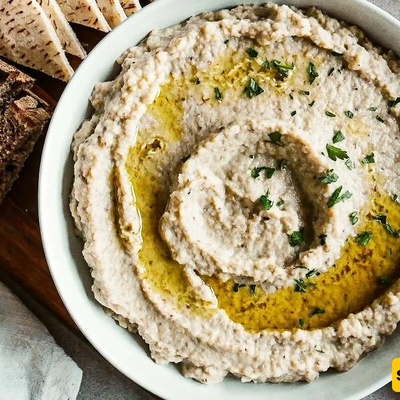 If You Want Your Party Table To Be Creative, Make This Eggplant Dip