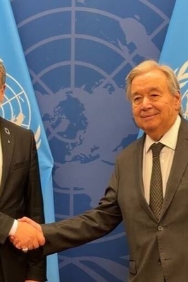 Araghchi Holds Talks with UN Secretary-General in New York