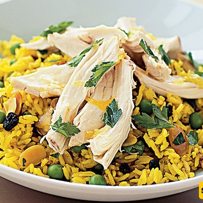 How to Make Chicken and Pea Rice!
